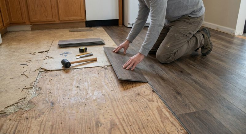 Vinyl Floor Replacement