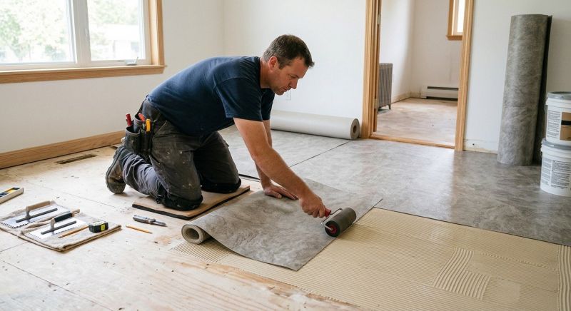Sheet Flooring Installation in Heath, OH
