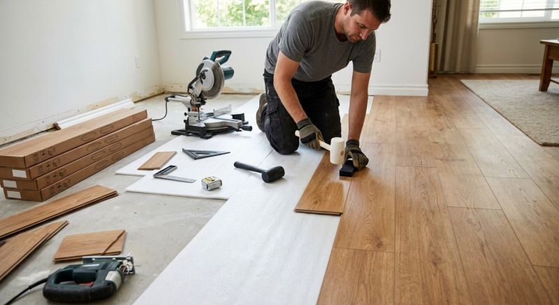 Laminate Floor Installation in Coshocton County, OH