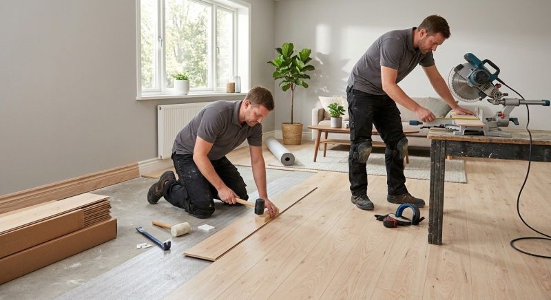 Laminate Floor Installation in Coshocton, OH