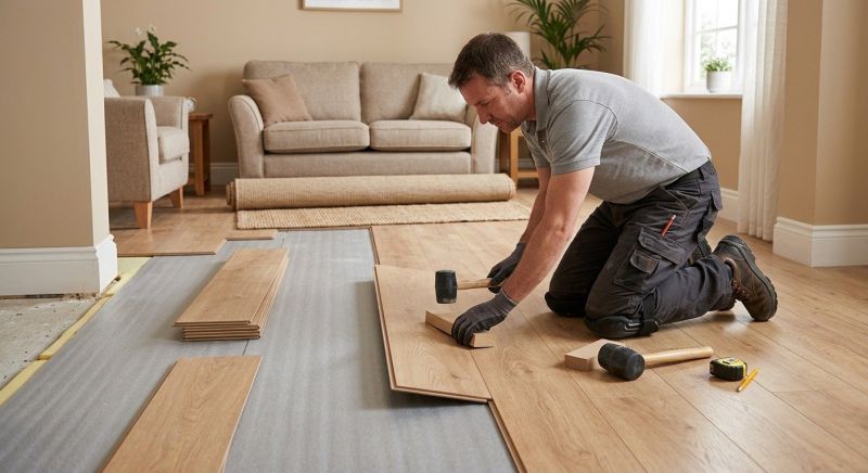 Laminate Floor Installation in Glenford, OH