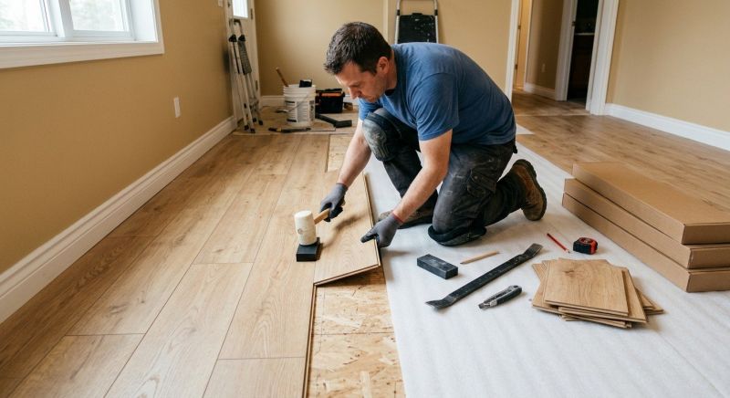 Laminate Floor Installation in South Zanesville, OH