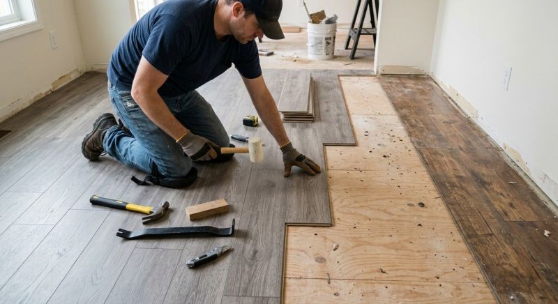 Laminate Floor Replacement in Heath, OH