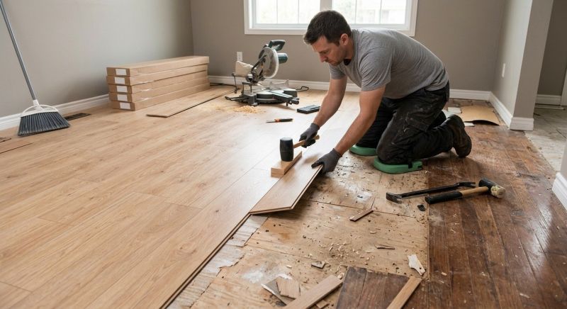Laminate Floor Replacement in Thornville, OH