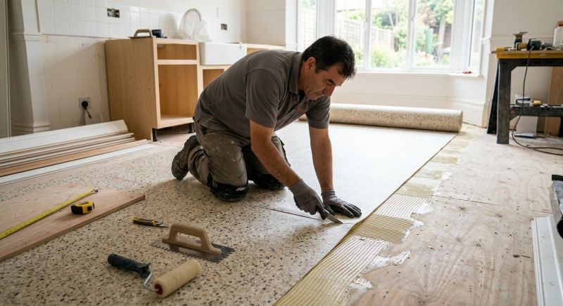 Linoleum Floor Installation in Cambridge, OH