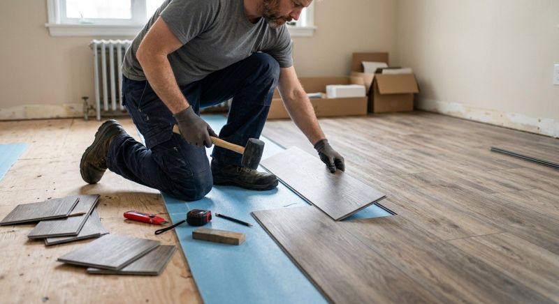 Linoleum Floor Installation in Guernsey County, OH
