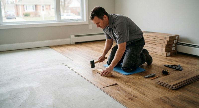 Linoleum Floor Installation in Heath, OH