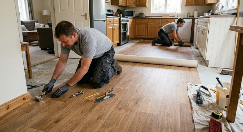 Linoleum Floor Installation in South Zanesville, OH