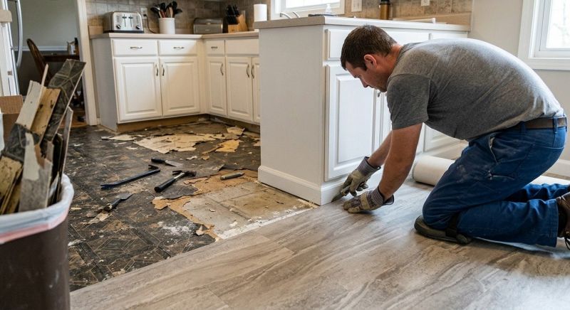 Linoleum Floor Installation in Philo, OH