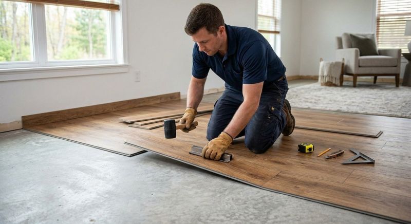 Luxury Vinyl Tile Installation in South Zanesville, OH