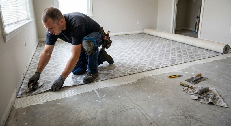 Sheet Flooring Installation in Malta, OH
