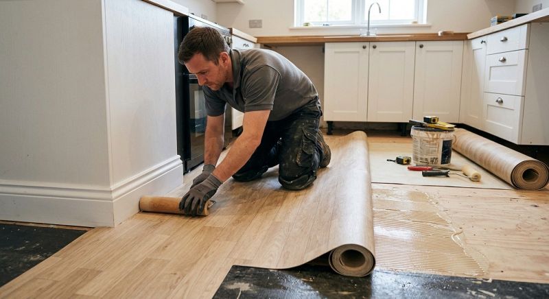 Sheet Linoleum Installation in Morgan County, OH