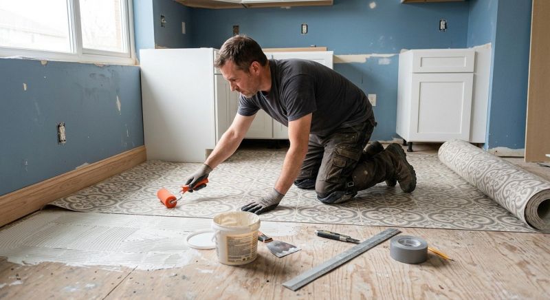 Sheet Linoleum Installation in Morgan County, OH