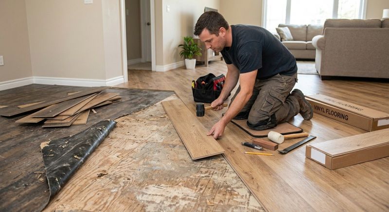Vinyl Flooring Service in South Zanesville, OH