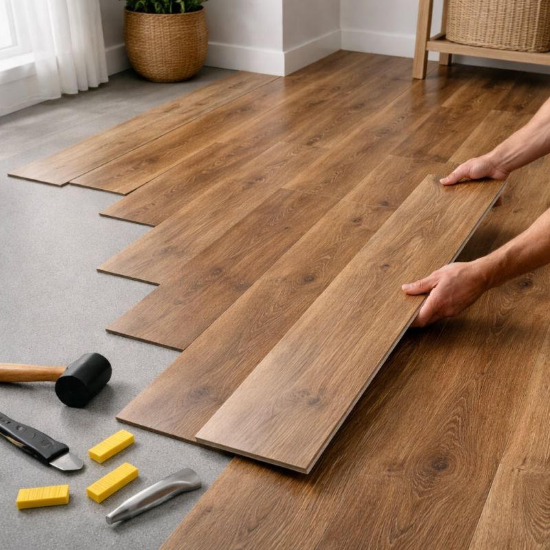 Vinyl Plank Floor Installation in South Zanesville, OH