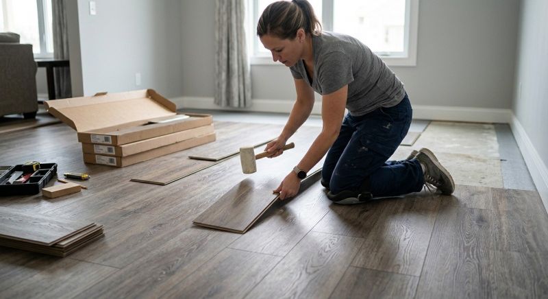 Vinyl Plank Floor Installation in South Zanesville, OH